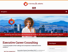 Tablet Screenshot of executivecareerconsulting.com